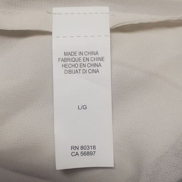 Lucky Brand Sweater Womens Large Beige Cable Knit Layered Pullover - Picture 10 of 12